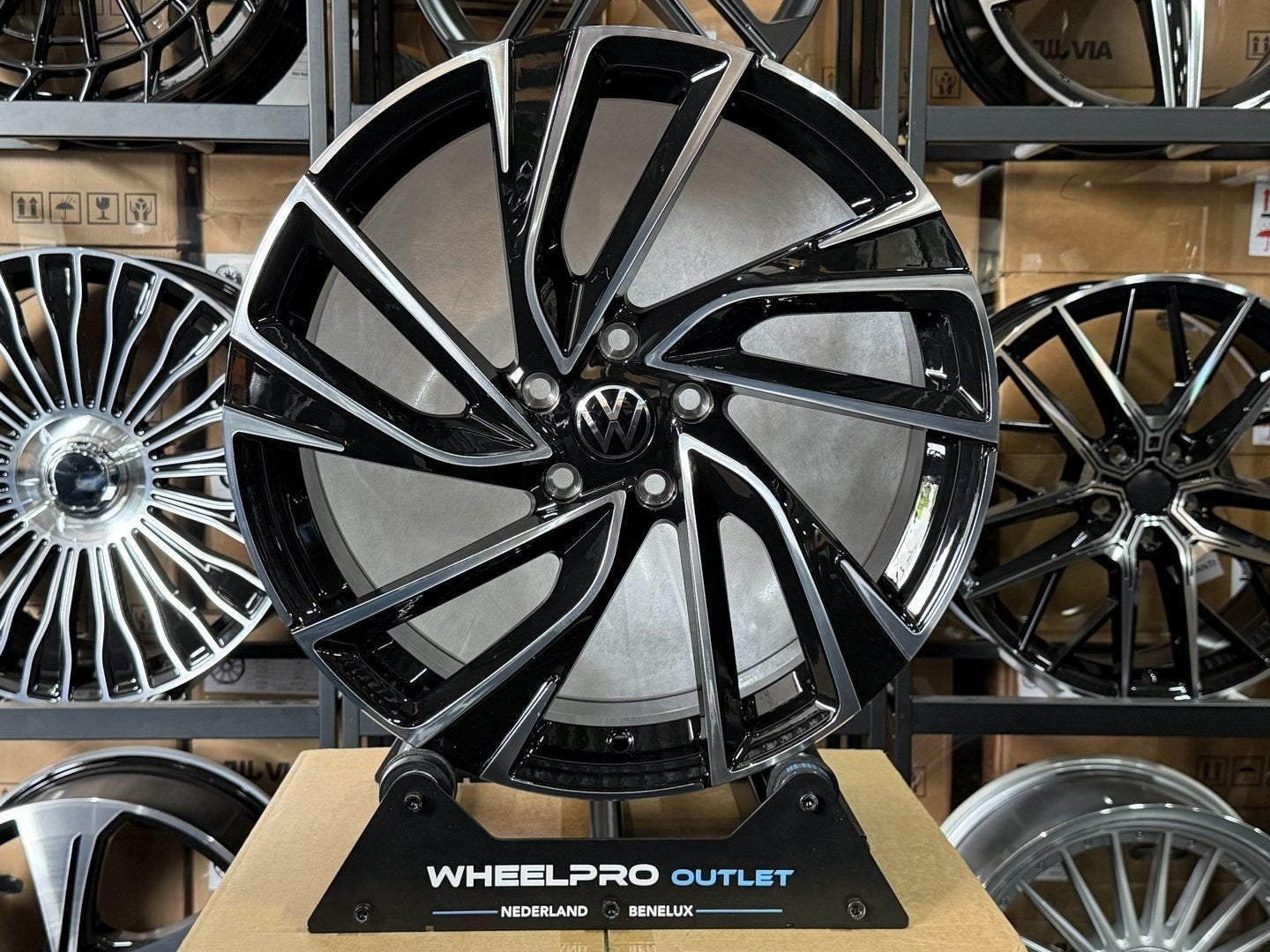 19'' VW ADELAIDE 5X112 velgen Golf 6 7 8 Passat Tiguan T-ROC, Velg(en), -, -, Nieuw