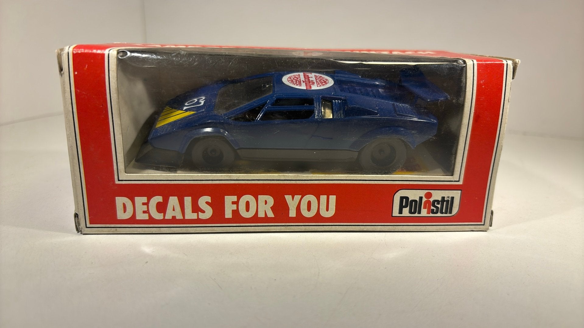Lamborghini countach polistil 1.43, Overige merken, Auto, Ophalen of Verzenden, A
