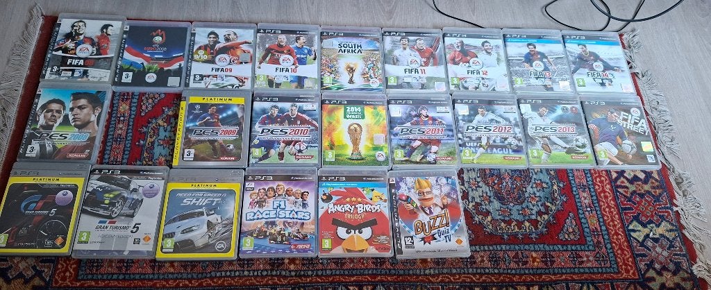 Ps3 spellen 23 keer €5 per stuk, Ophalen, Gebruikt, 1 speler, Eén computer