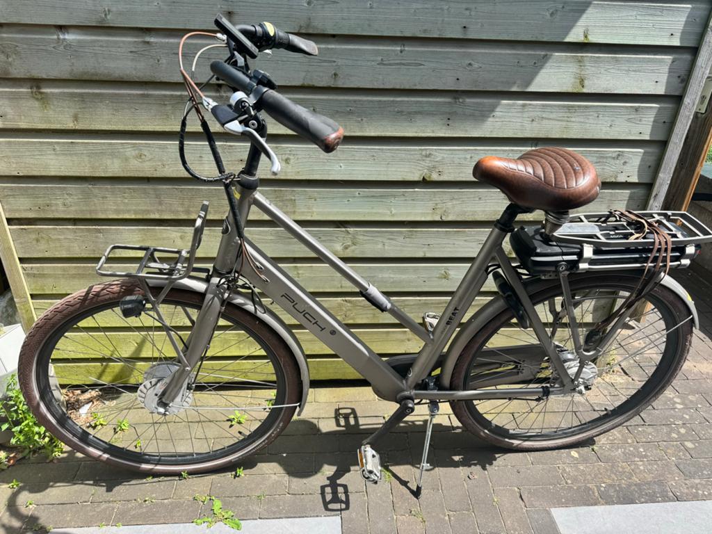 Puch elektrische fiets - motor defect, opknapper, Minder dan 30 km per accu, Gebruikt, 51 tot 55 cm, Ophalen