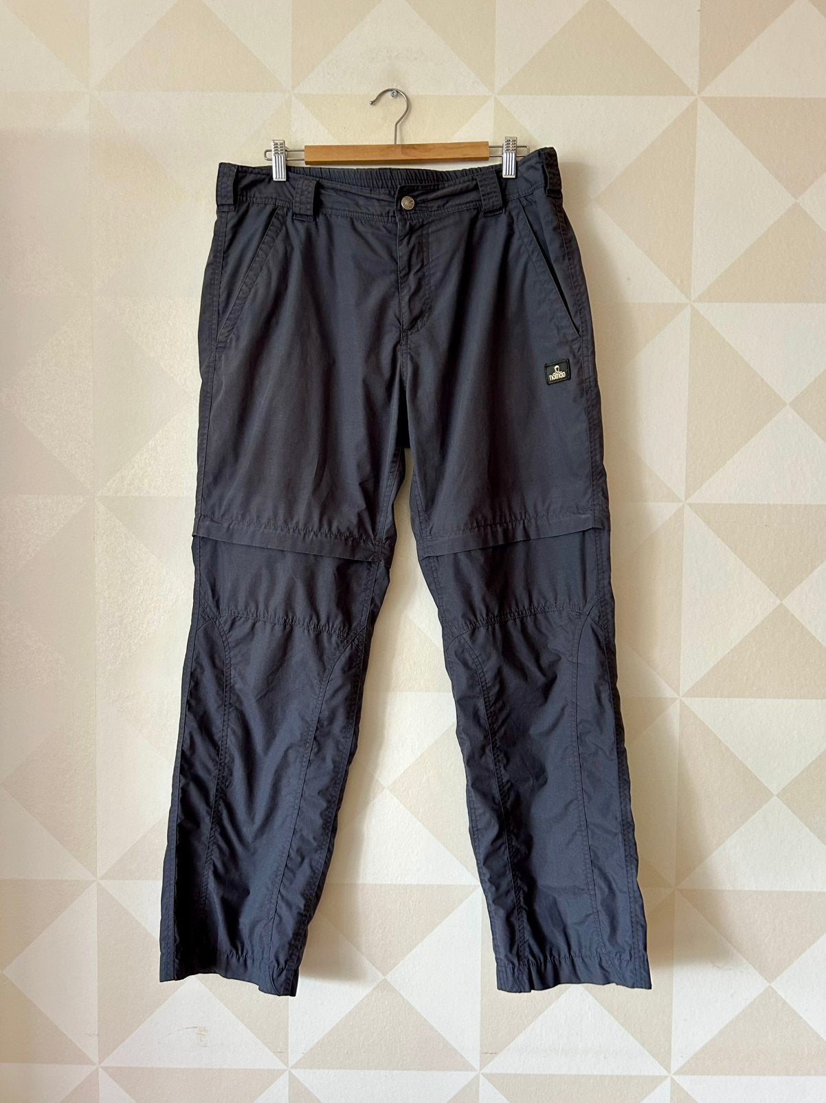 Nomad afritsbroek wandelbroek grijs L/52, Maat 52/54 (L), Ophalen of Verzenden, Nomad, Grijs