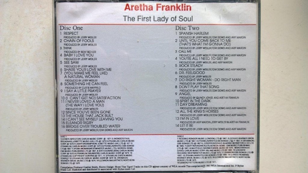 Aretha Franklin - The First Lady Of Soul, Ophalen of Verzenden, Zo goed als nieuw