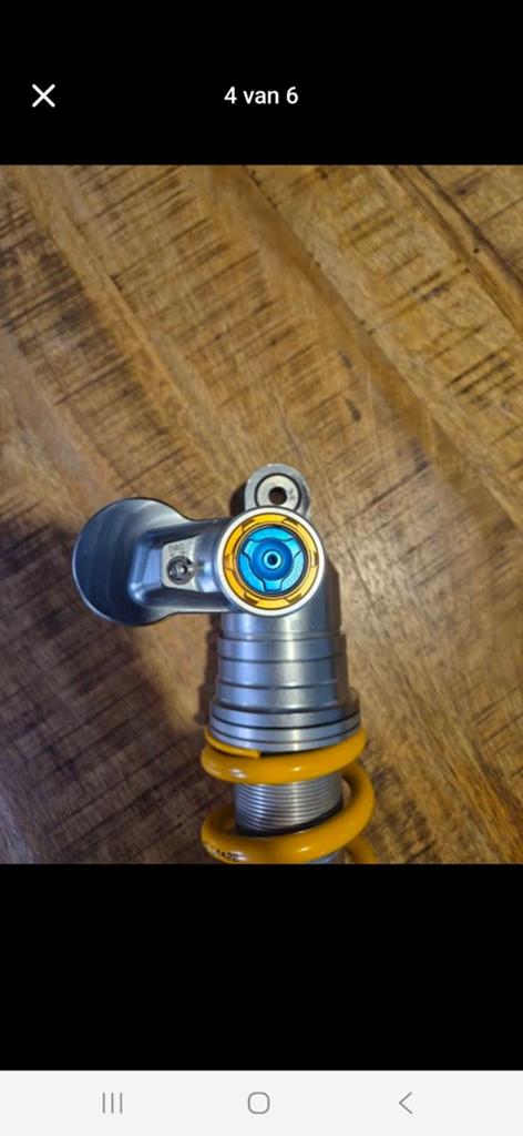 Öhlins schokdemper met gele veer honda crf 450 2022, Ophalen of Verzenden