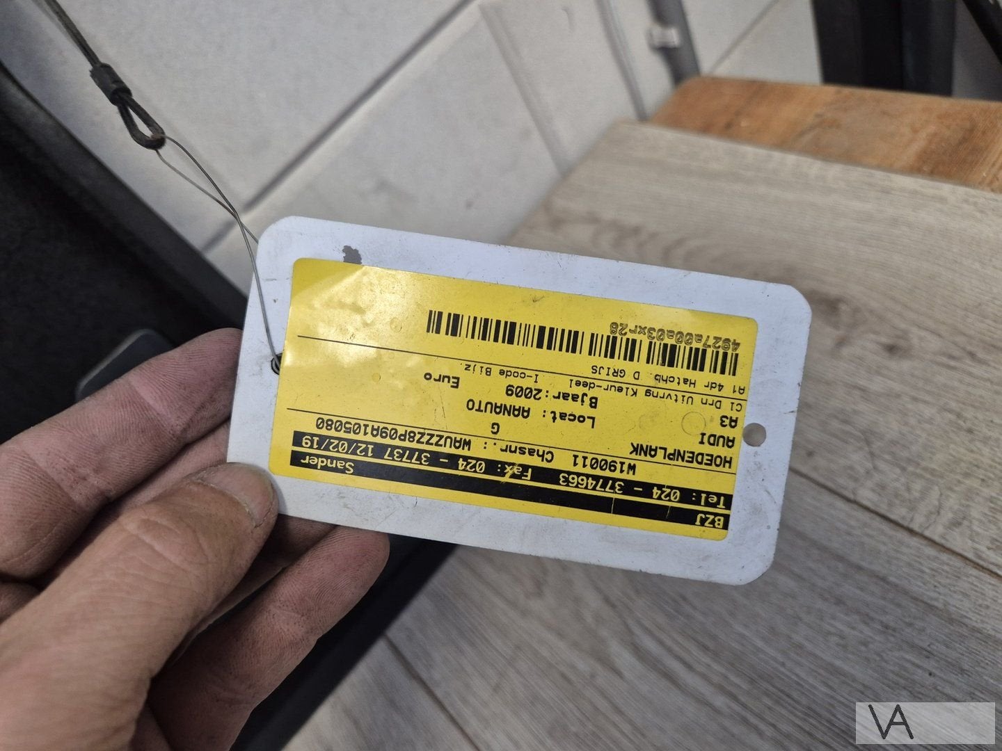 Hoedenplank Audi A3 8p hatchback 5 deurs met netje boven, Auto-onderdelen, Gebruikt, -, -, -