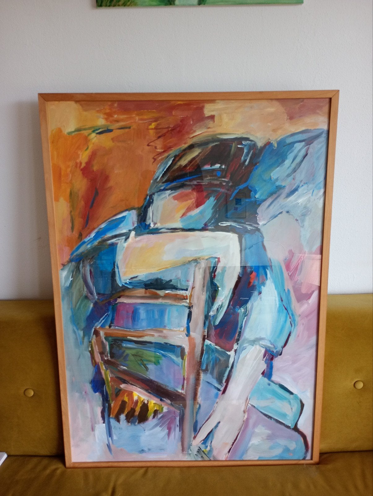 Schilderij Annelies Soomers - 'Verzienzing' - 70x100cm, Ophalen