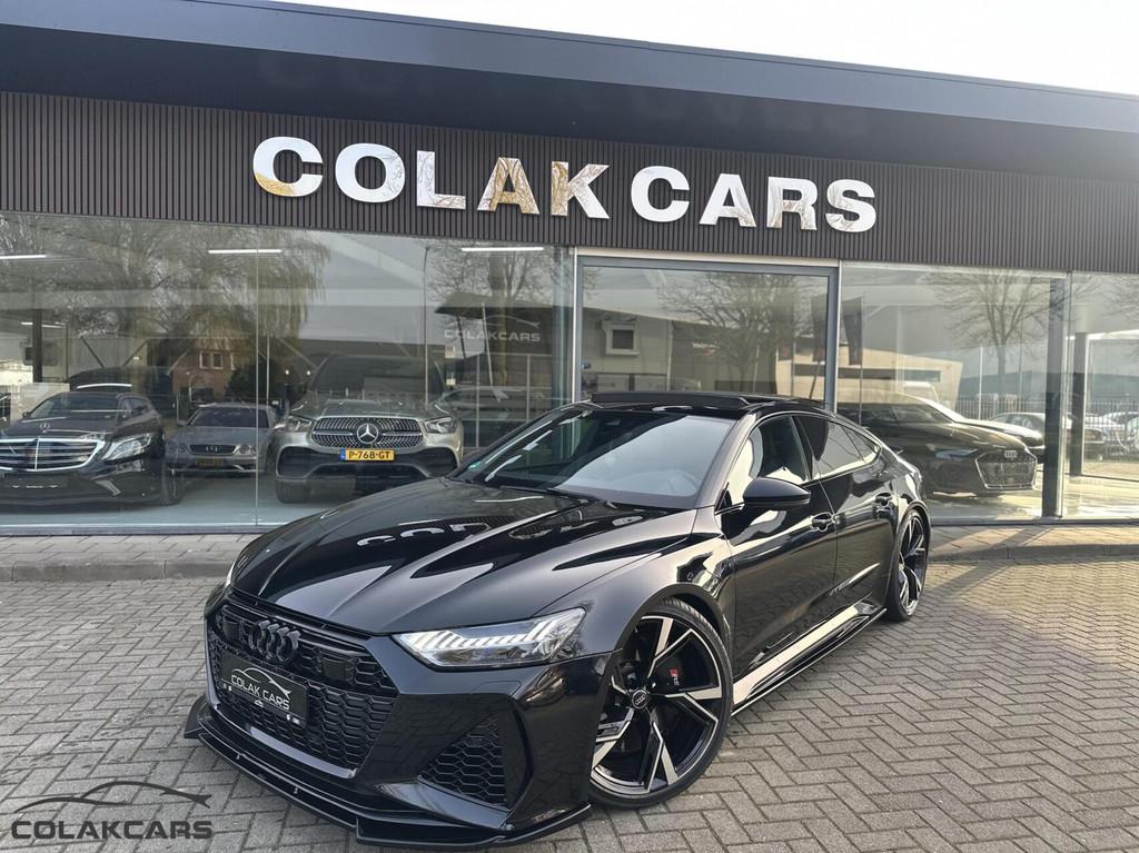Audi RS7 4.0 TFSI Sportback quattro 600PK 2022 Pano Garantie, Auto's, Automaat, Gebruikt, 8 cilinders, Verwarming stoelen achter