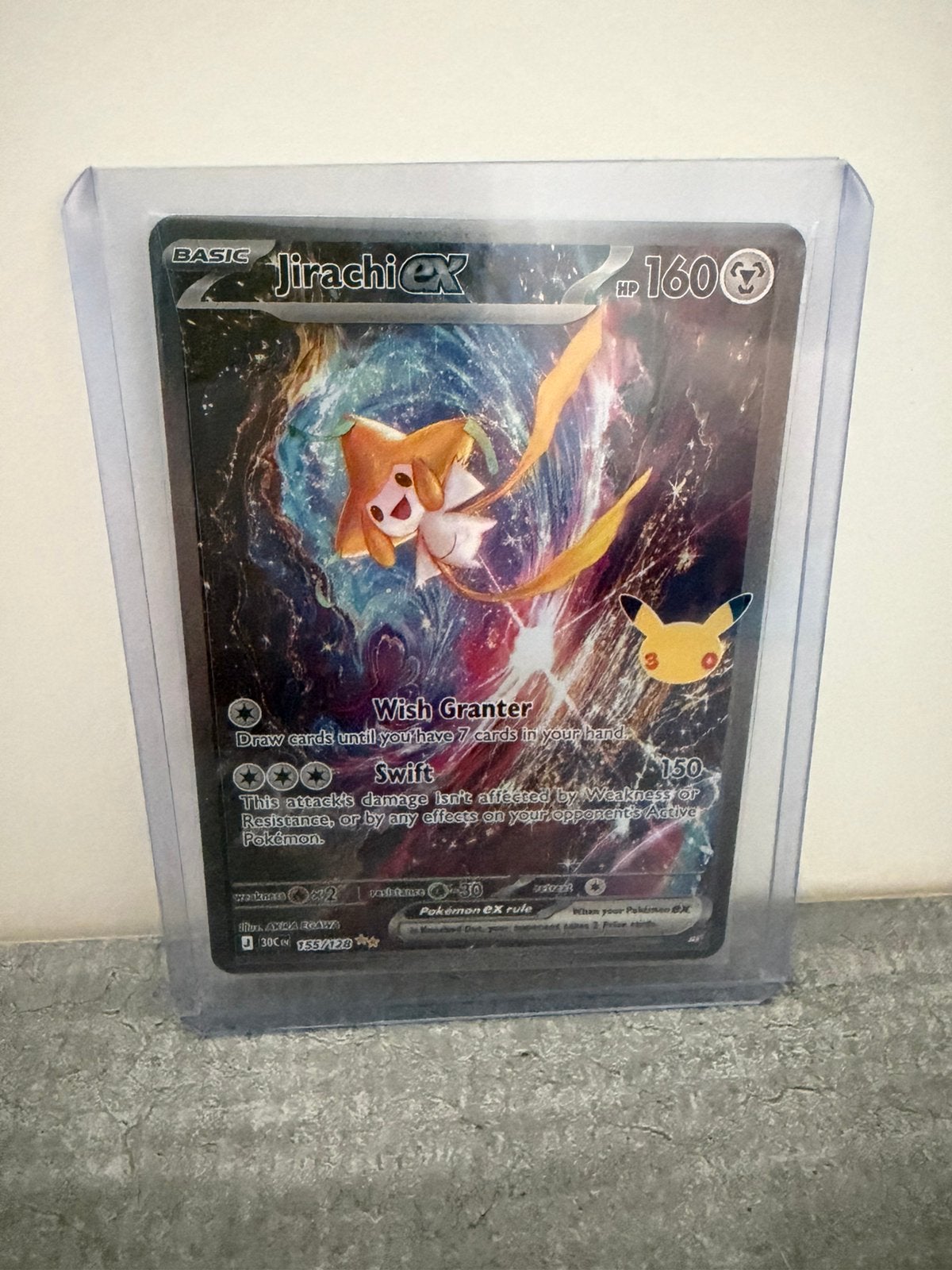 Jirachi ex - 30th celebration Pokémon, Ophalen of Verzenden, Zo goed als nieuw