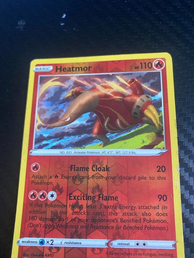 Pokémon Kaarten: Heatmor, Rampardos, Galarian Perrserker, Ophalen, Gebruikt, Meerdere kaarten