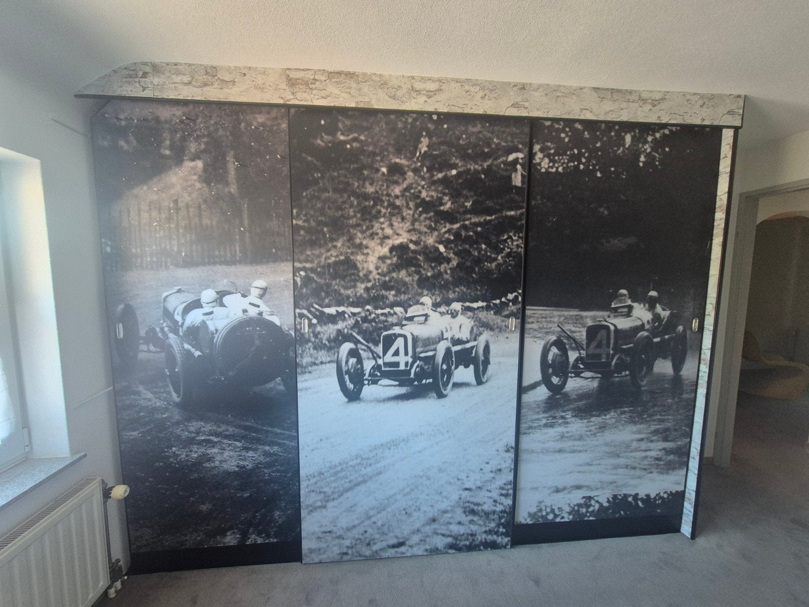 Inbouwkast met schuifdeuren (300x233x66 cm), Ophalen