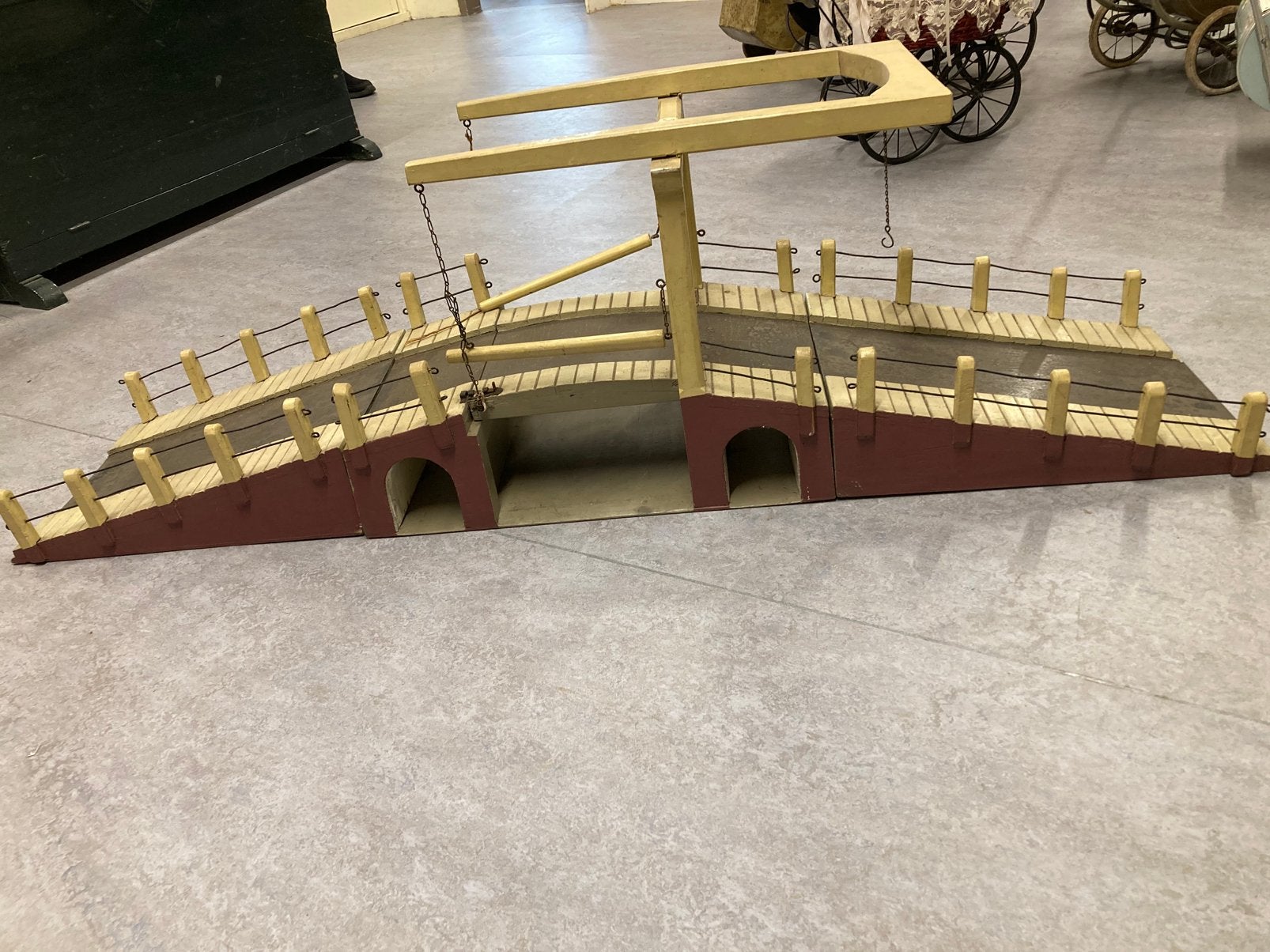 Speelgoed ophaalbrug, Antiek en Kunst, Ophalen