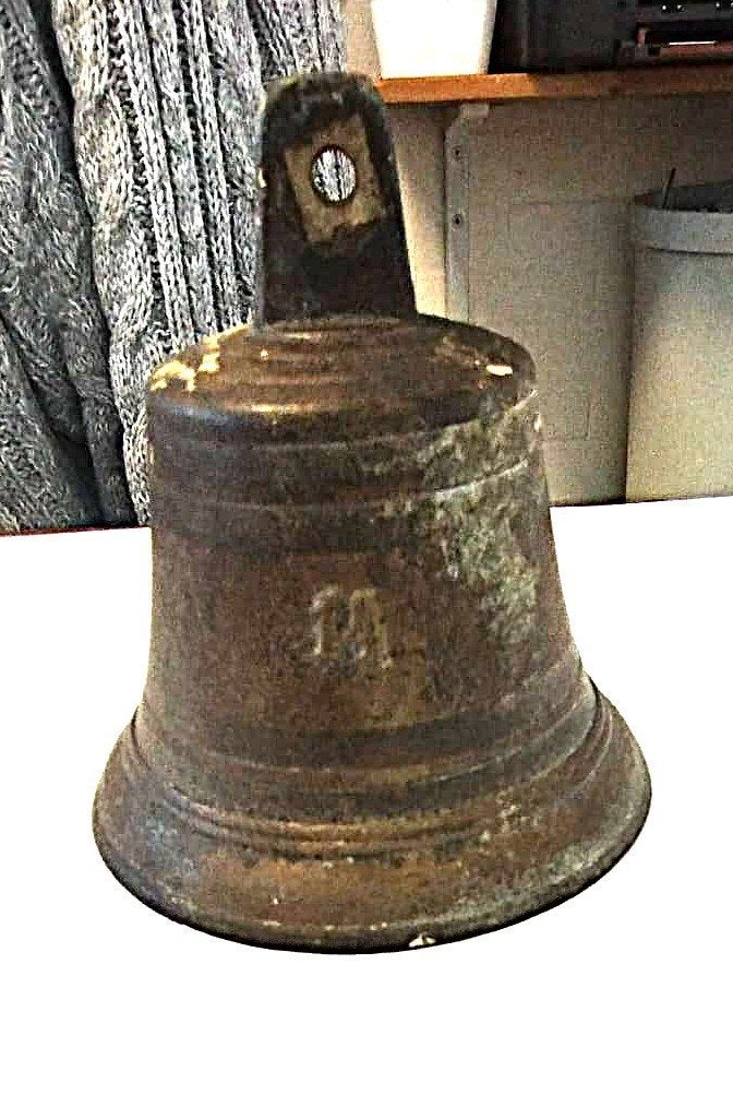 Antieke Bronzen Bel / Signaalbel - Gietnummer 14 - ca. 1900, Ophalen of Verzenden, Brons
