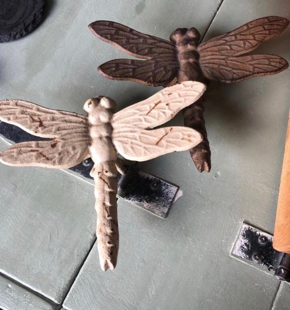 twee decoratie libellen, Ophalen of Verzenden, Zo goed als nieuw