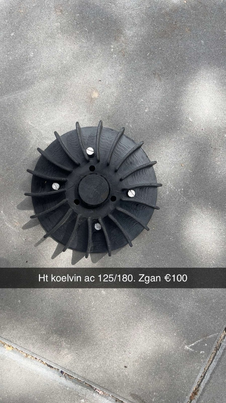 HT koelvin 125/180 ZGAN, Ophalen of Verzenden, Zo goed als nieuw, Uitlaat