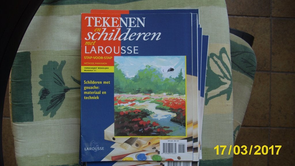 Teken- en Schilderen met  Larousse -31-32-33-34-35, Hobby en Vrije tijd, Verzenden, Zo goed als nieuw, Boek of Gids