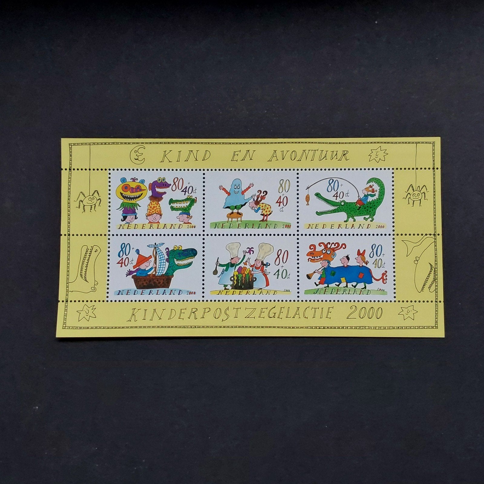 Kinderpostzegels 2000 - Kind en Avontuur velletje, Postzegels en Munten, Postzegels | Nederland, Verzenden, Na 1940, Postfris
