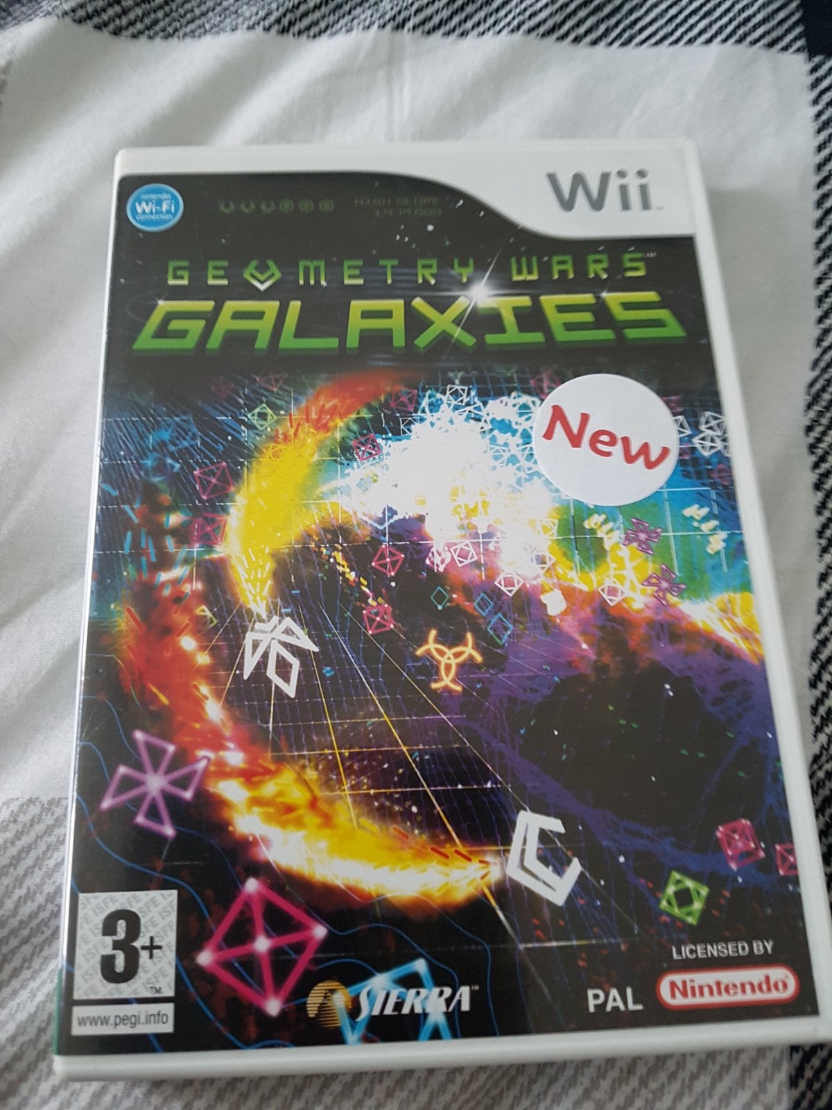Wii Geometry Wars Galaxies, Ophalen, Online, Shooter, 1 speler