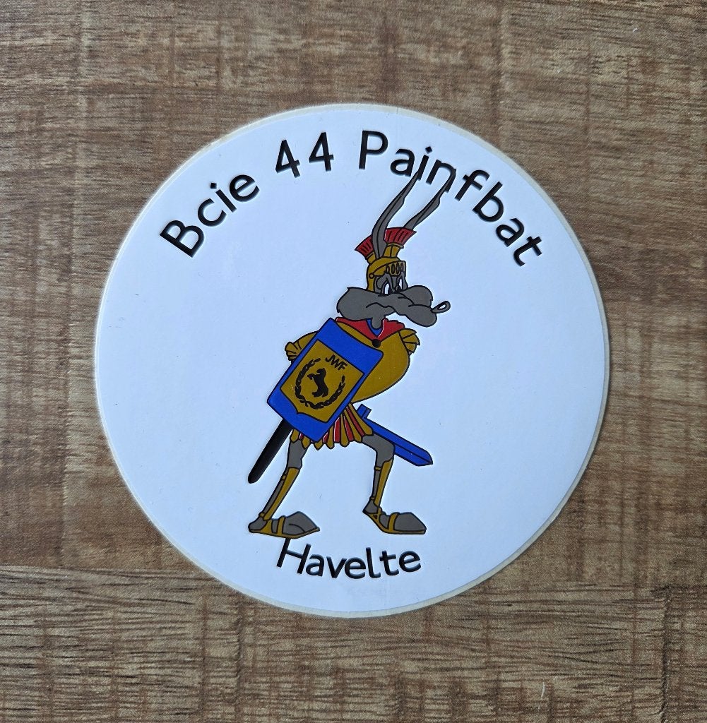 Sticker 44 PAINFBAT Bcie Havelte, Ophalen of Verzenden, Zo goed als nieuw