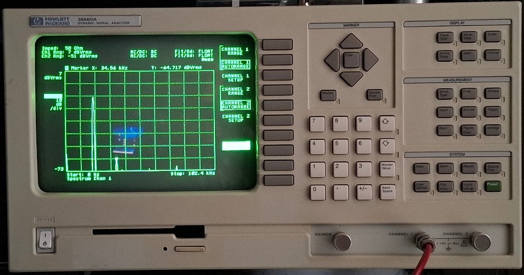 HP 35660A Dynamic signal analyzer, Doe-het-zelf en Verbouw, Meetapparatuur, Ophalen, Zo goed als nieuw, Overige meters