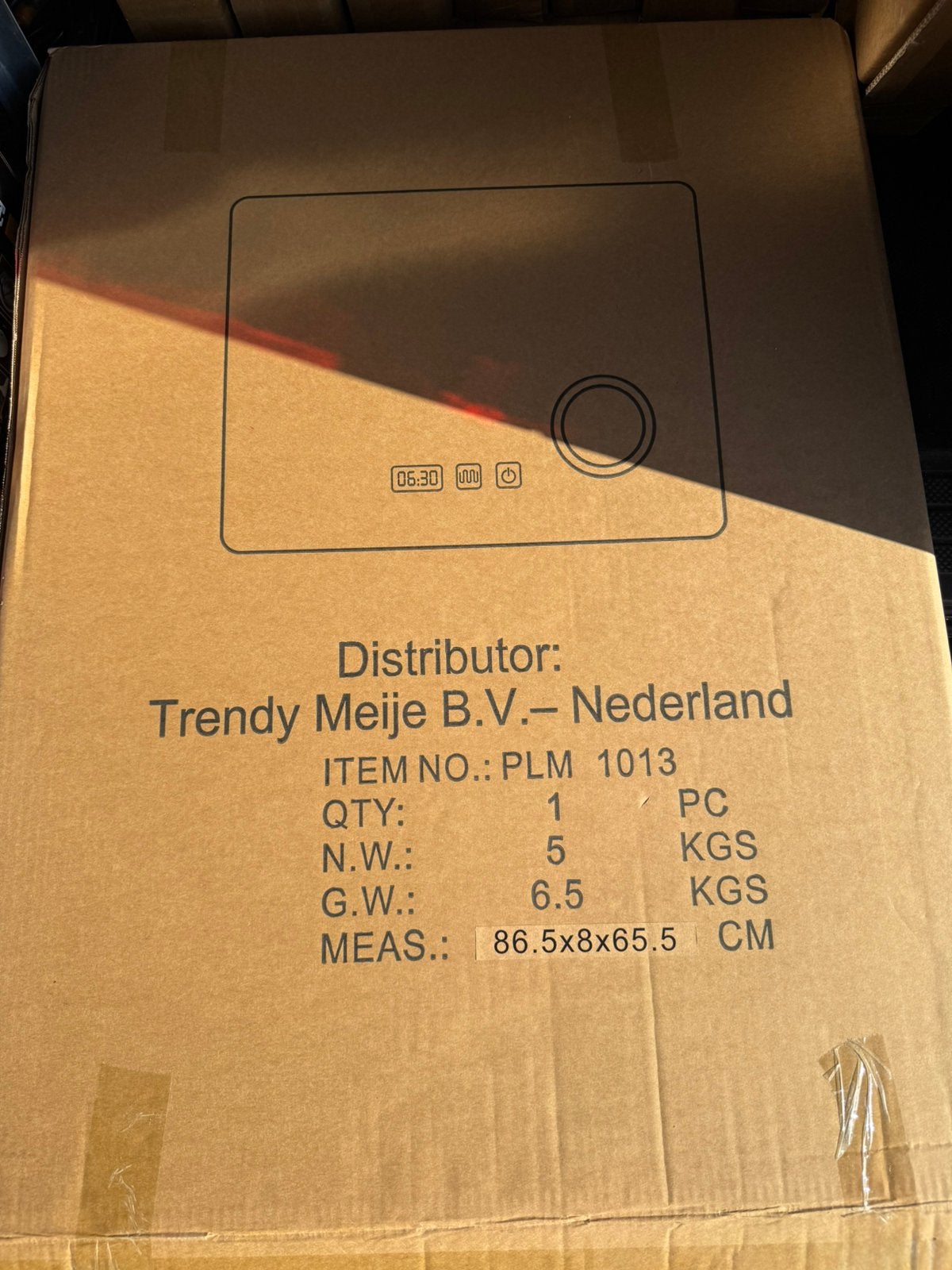 Trendy Meije B.V. Spiegel PLM 1013 - Nieuw in doos, Nieuw, Ophalen of Verzenden, Minder dan 100 cm, Rechthoekig