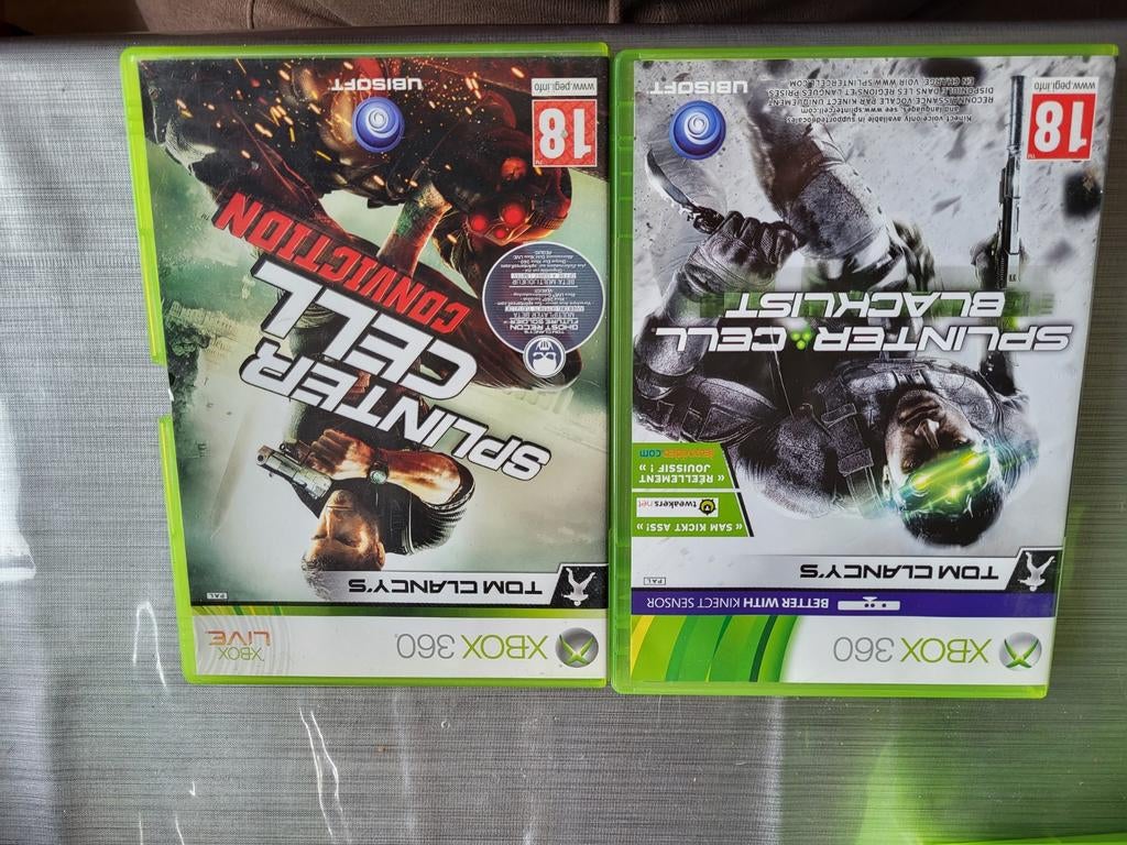 Xbox360 splinter cell games, Avontuur en Actie, Vanaf 18 jaar, 1 speler, Ophalen of Verzenden