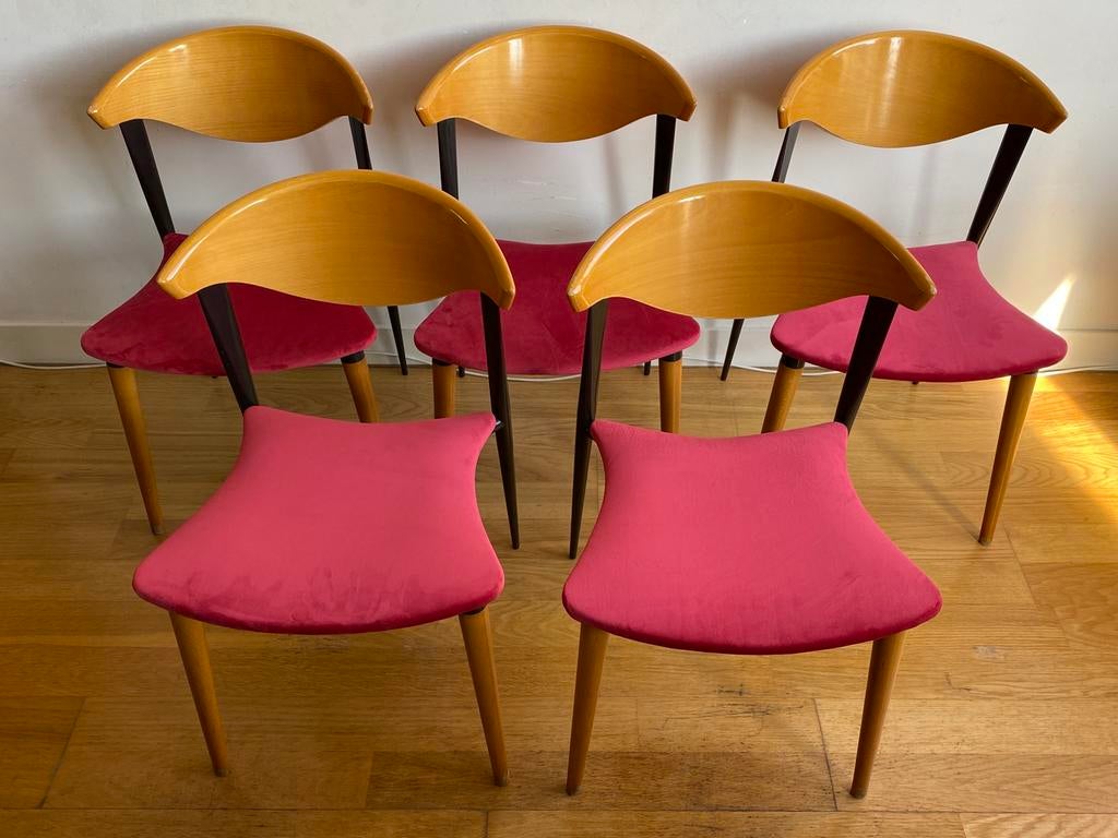 Paco Capdell Sillero stoelen met nieuwe bekleding, Ophalen