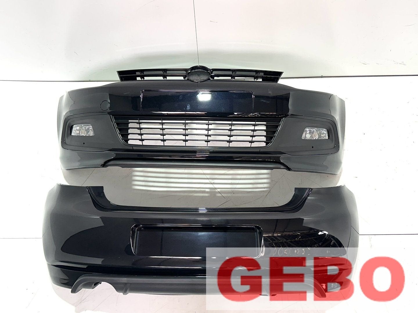 Volkswagen polo 6R 6C 2009/2017 r-line voorbumper + achterbu, Gebruikt, -, -, Bumper