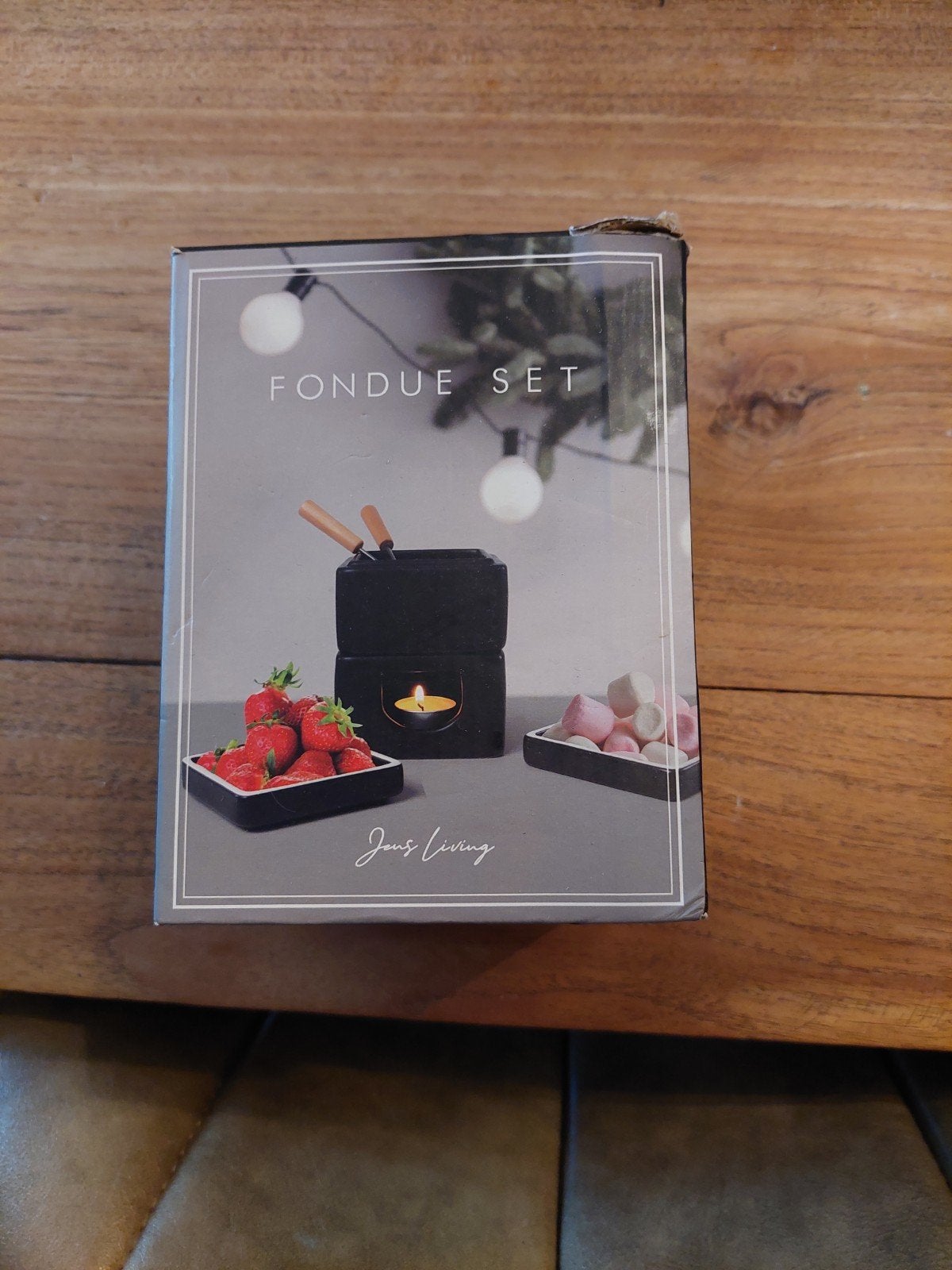Joys Living Fondue Set - Nieuw in Doos, Witgoed en Apparatuur, Ophalen of Verzenden, Nieuw, Waxinelicht, Fondueset