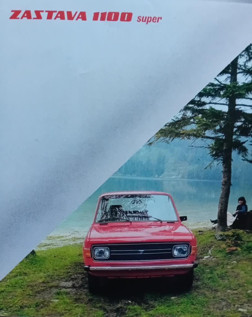 Brochure Zastava 1100 Super, Ophalen of Verzenden, Zo goed als nieuw, Overige merken