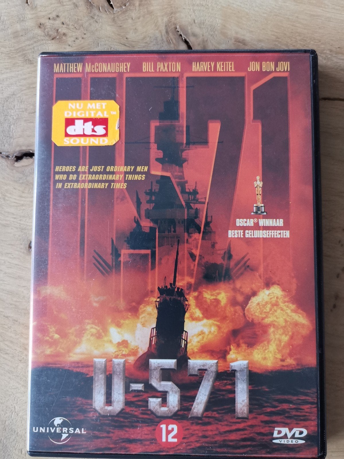 U-571 DVD, Ophalen of Verzenden, Oorlog, Inclusief doosje