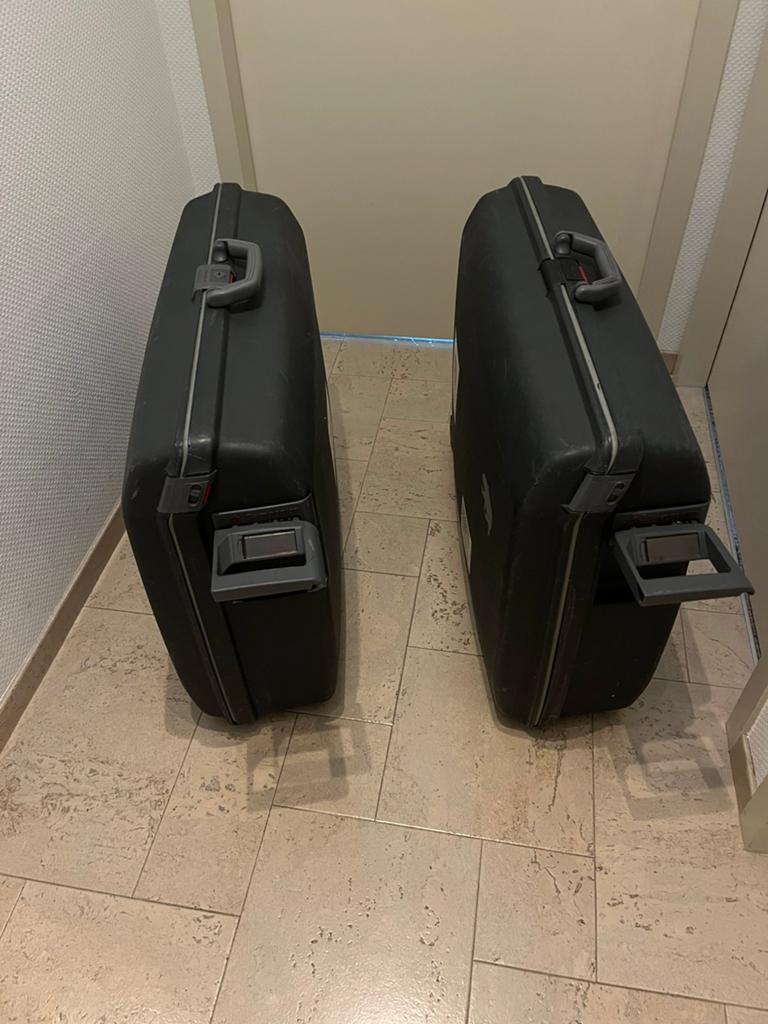 Samsonite harde koffers 2x igst., Motoren, Accessoires | Koffers en Tassen, Zo goed als nieuw, Ophalen