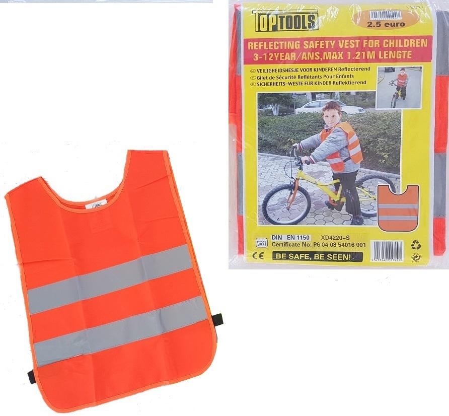 PARTIJ VEILIGHEIDSVEST KINDEREN 3-12 JAAR, ., Nieuw, Ophalen of Verzenden, .