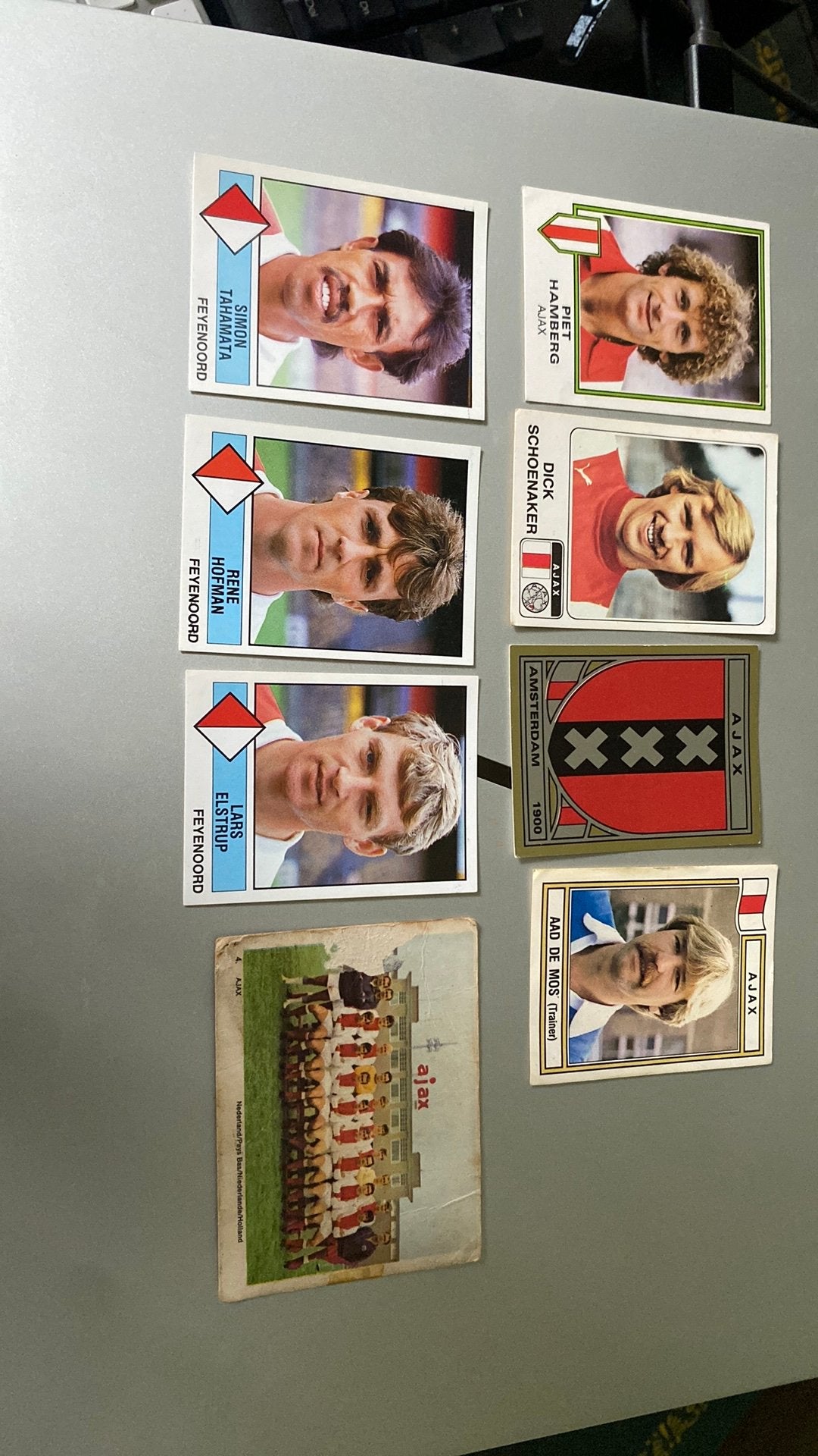 Panini ajax feyenoord jaren 70-80, Verzamelen, Ophalen of Verzenden, Zo goed als nieuw, Ajax, Poster, Plaatje of Sticker