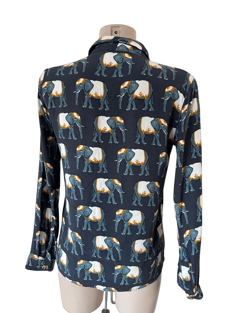 Fabienne Chapot blouse S, Ophalen of Verzenden, Zo goed als nieuw, Groen