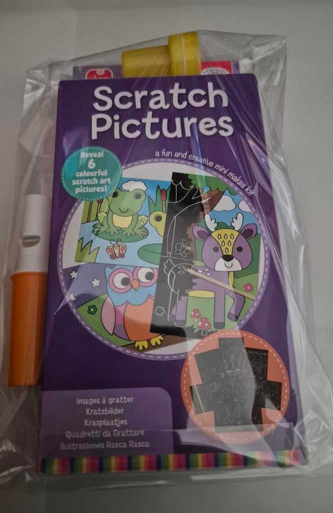 Traktatie kraskaarten+stempel+snoepje 1.00 ( nog 25x, Ophalen of Verzenden, Nieuw, Verjaardag