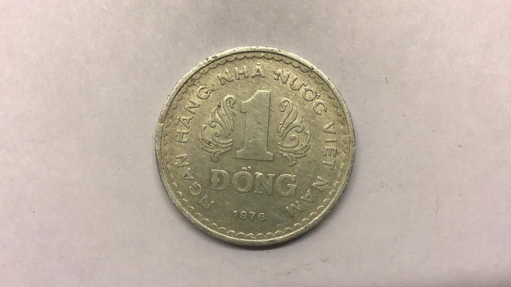 Vietnam socialistische republiek 1 dong 1976., Ophalen of Verzenden