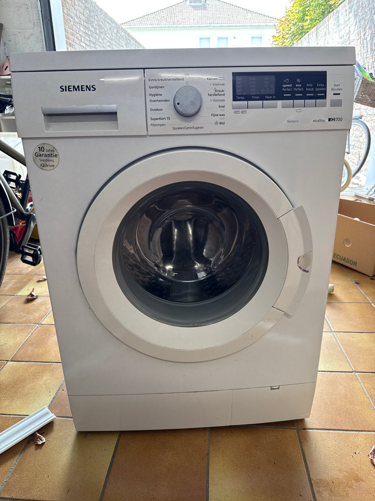 Siemens Wasmachine WMN16S4471 iQdrive 8kg 1600 toeren, Ophalen, Gebruikt, 8 tot 10 kg, 1600 toeren of meer