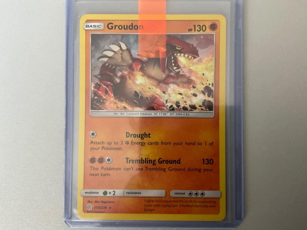 Groudon - Deck Exclusives (PR) - 113/236 (Holo), Verzenden, Zo goed als nieuw, Losse kaart