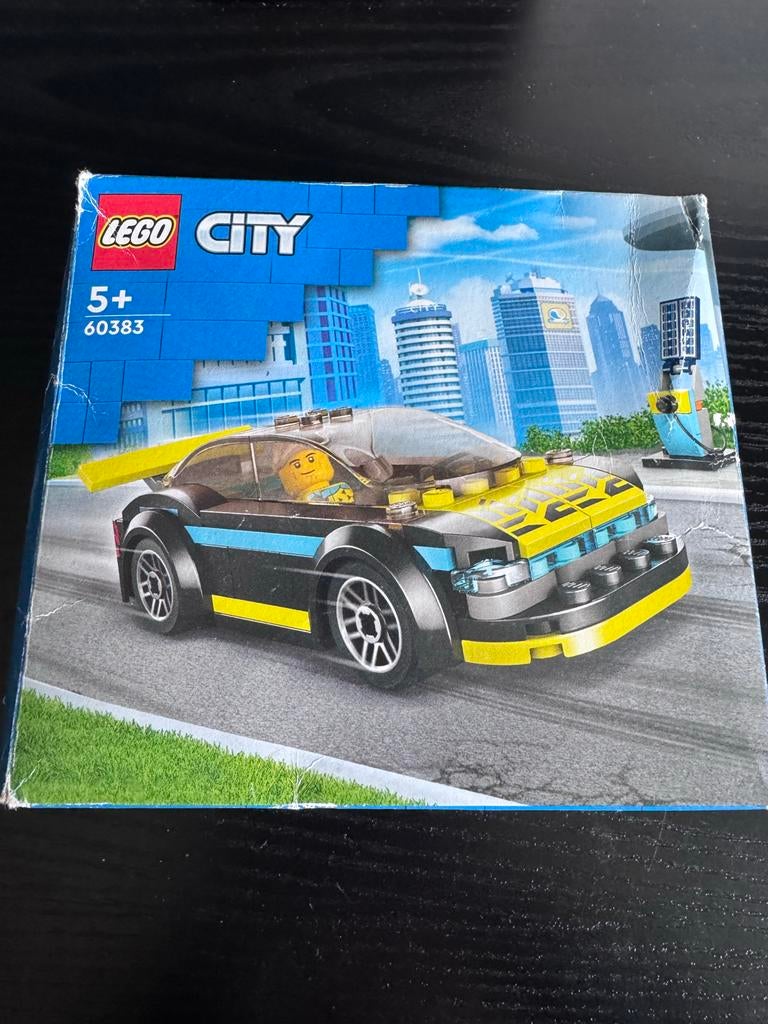 Lego City 60383 Elektrische Sportwagen met Doos, Lego, Ophalen of Verzenden, Compleet, Complete set
