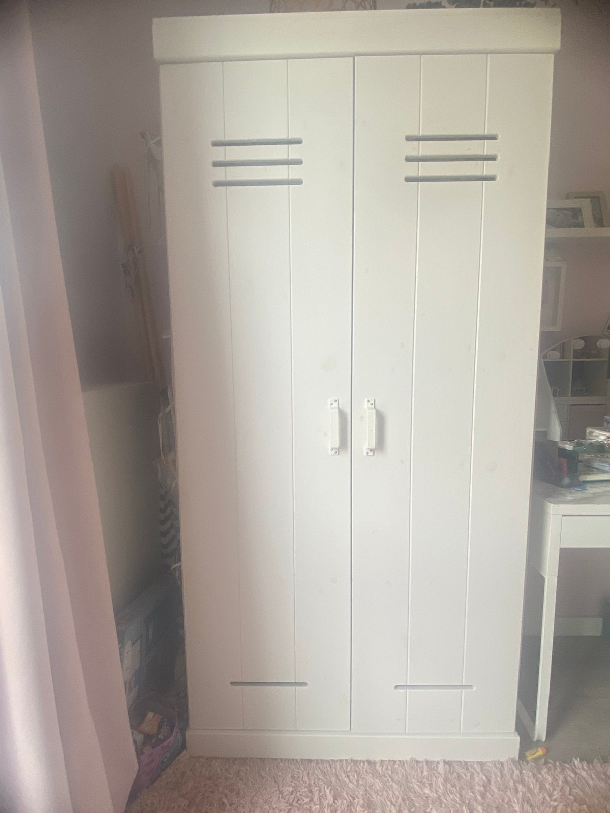Kledingkast Woood, Ophalen, Gebruikt, 50 tot 100 cm, 150 tot 200 cm