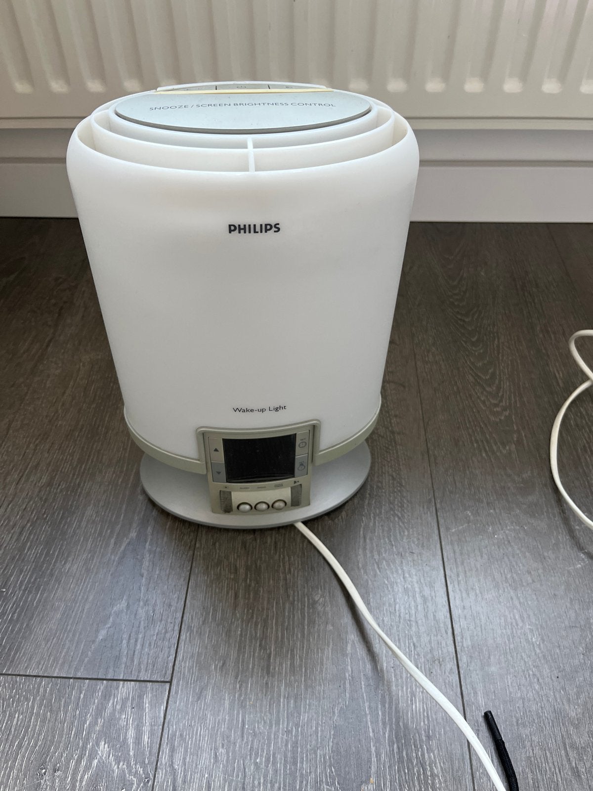 Philips Wake-up Light HF3470/01 - Wekker met licht, Witgoed en Apparatuur, Ophalen of Verzenden, Gebruikt, Digitaal