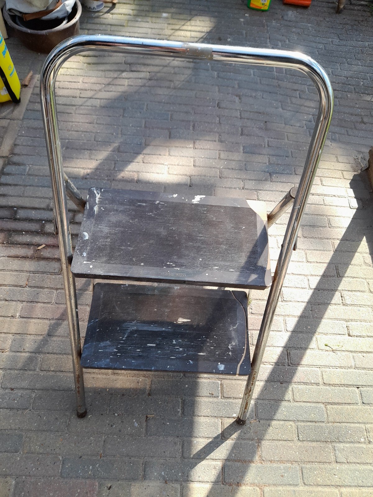 IJzeren trapje met 2 treden, Ophalen, Gebruikt, Trap, Minder dan 2 meter