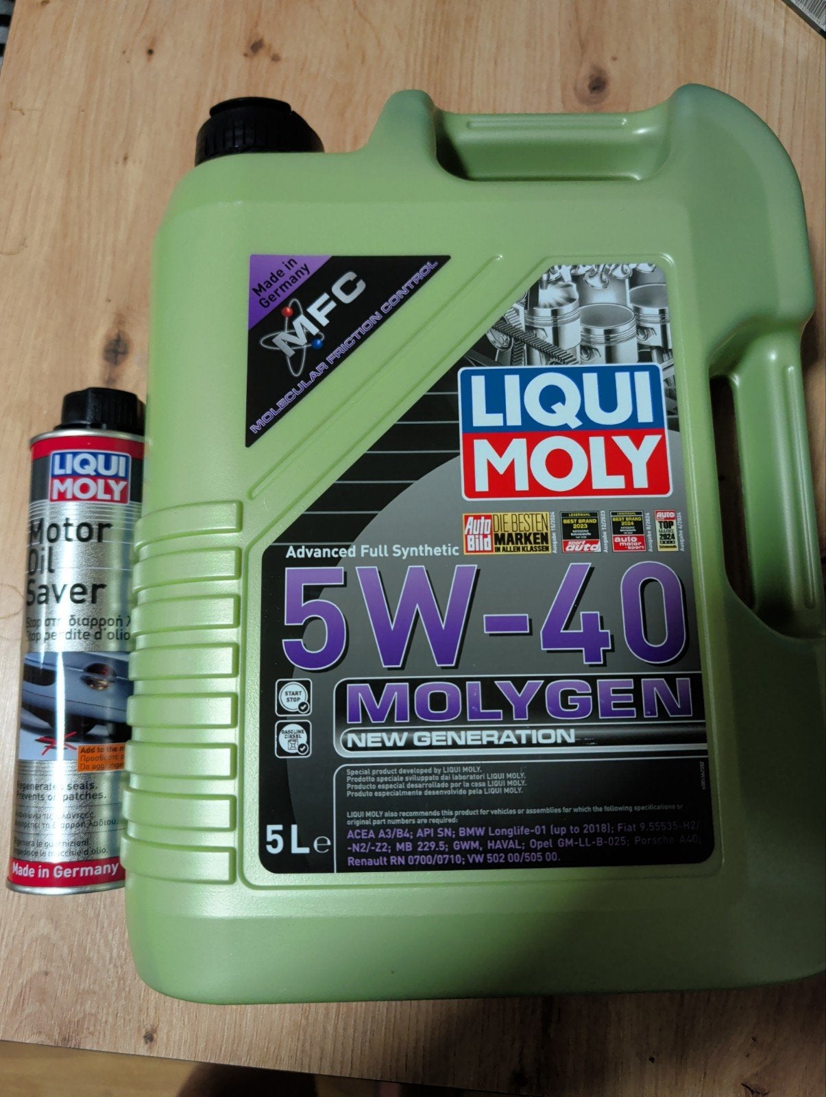Nieuwe Liqui Moly 5W-40 Molygen + Motor Oil Saver+Ceratec LM, Ophalen of Verzenden