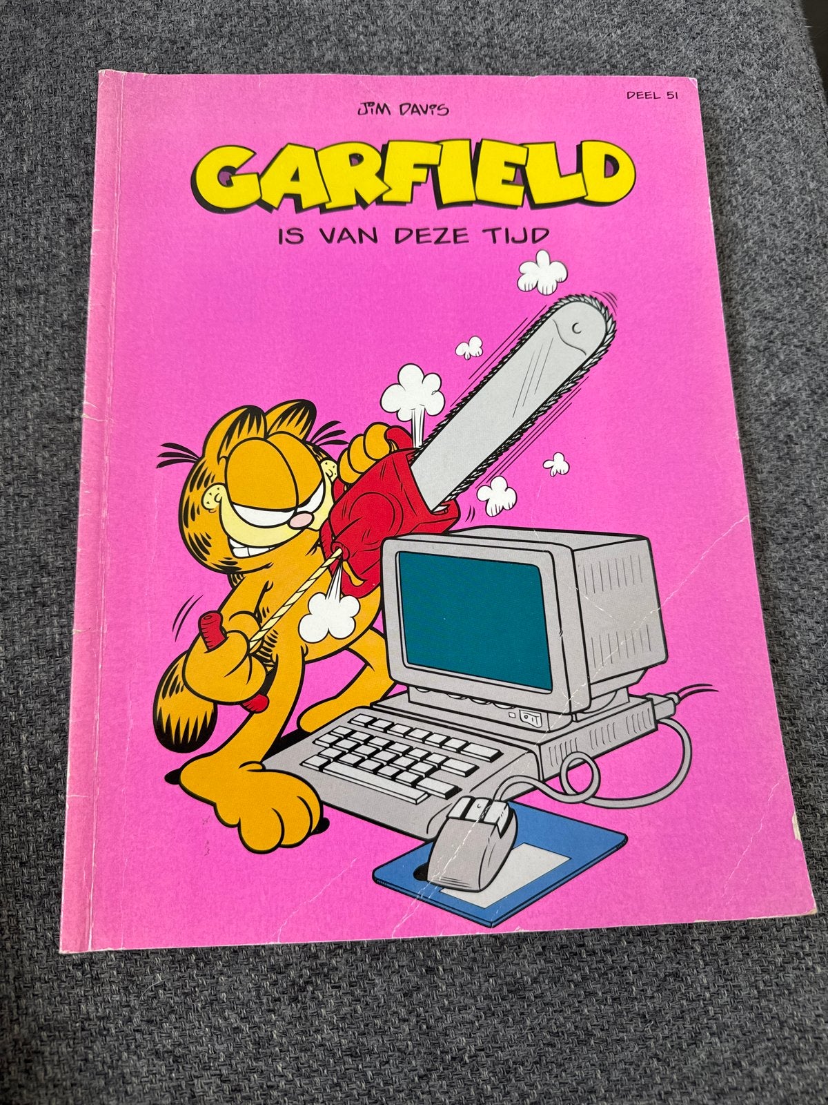 Garfield is van deze tijd - Deel 51 stripboek, Eén stripboek, Ophalen of Verzenden, Gelezen