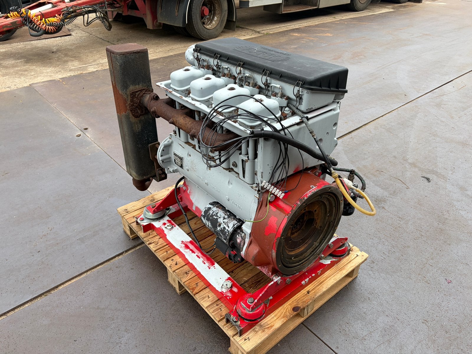 Hatz 4M31L dieselmotor 4 cilinder, Ophalen, Gebruikt, Dieselmotor, 1800 rpm of meer
