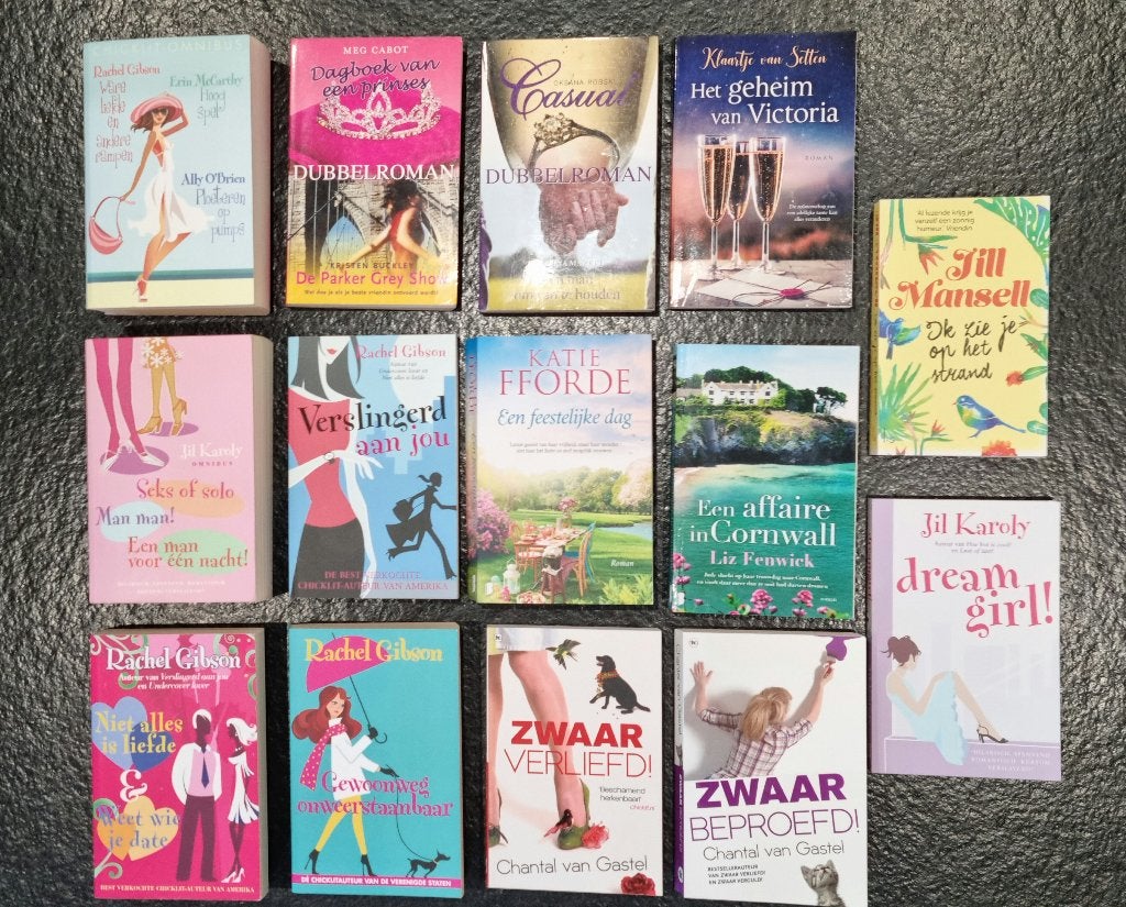 Verschillende boeken - chicklits en romans, Ophalen of Verzenden, Gelezen