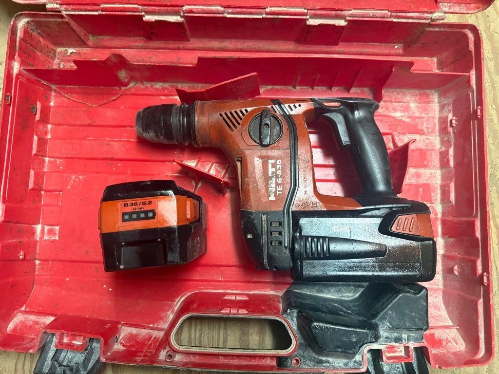 Hilti te 6 a 36v !! Klopboormachine, Gebruikt