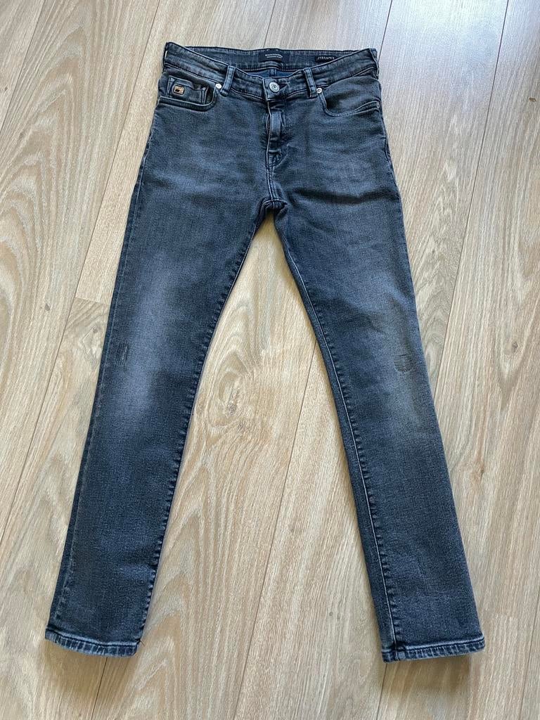 Scotch & Soda jeans grijs/zwart - maat 152/12 jaar, Ophalen of Verzenden, Zo goed als nieuw, Jongen, Broek