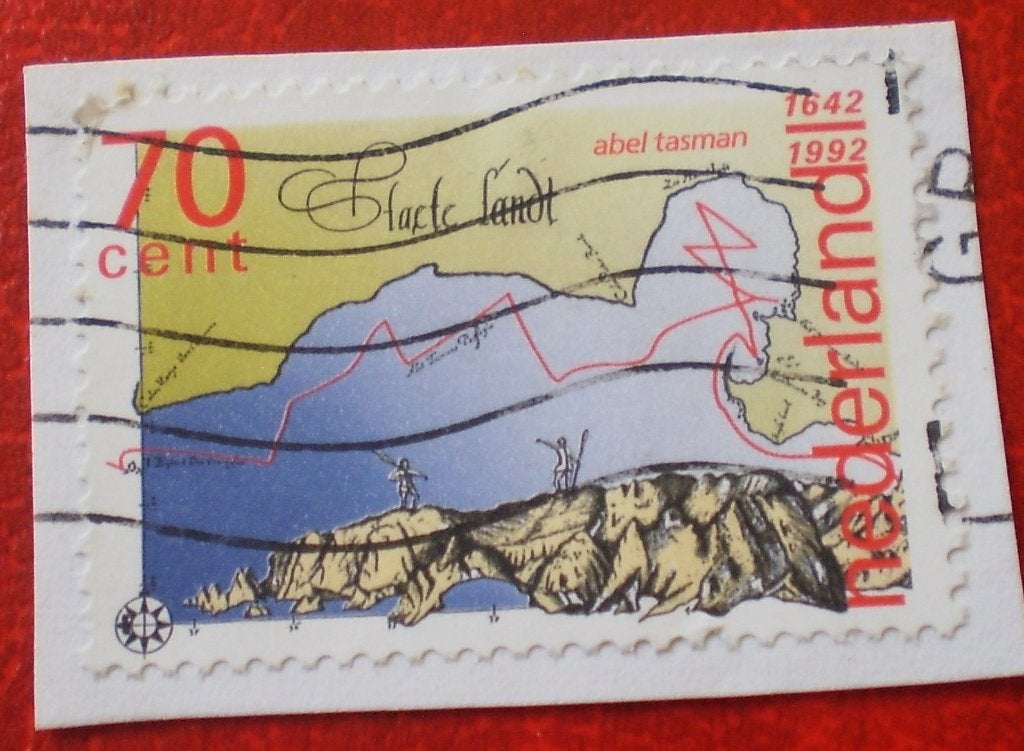 NL - Abel Tasman 1642 - 1992 - 70 Cent, Verzenden, Na 1940, Gestempeld