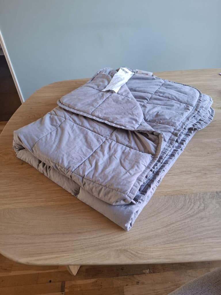 Verzwaarde deken IKEA, Huis en Inrichting, Ophalen, Eenpersoons, Grijs, Deken of Dekbed