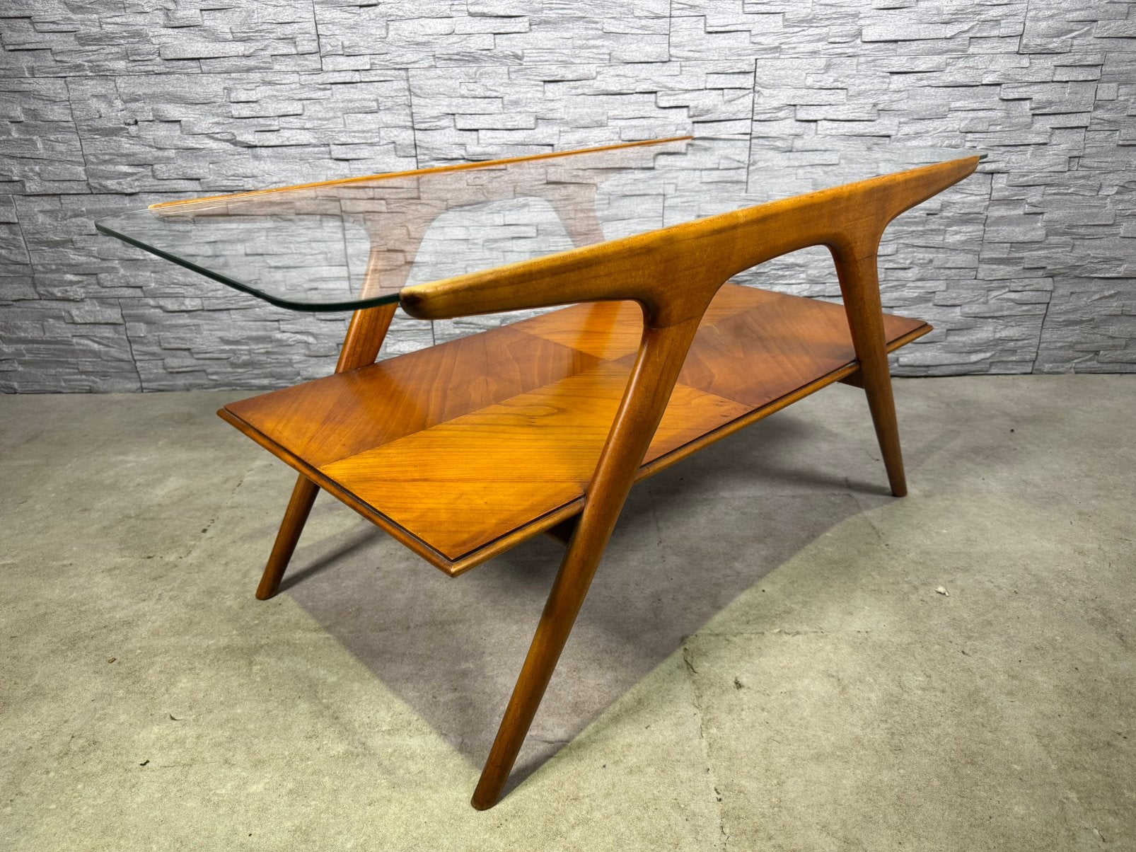 Coffee Table door Cesare Lacca voor Cassina. Midcentury, Huis en Inrichting, Minder dan 50 cm, Gebruikt, 50 tot 100 cm, Toegeschreven aan Cassina